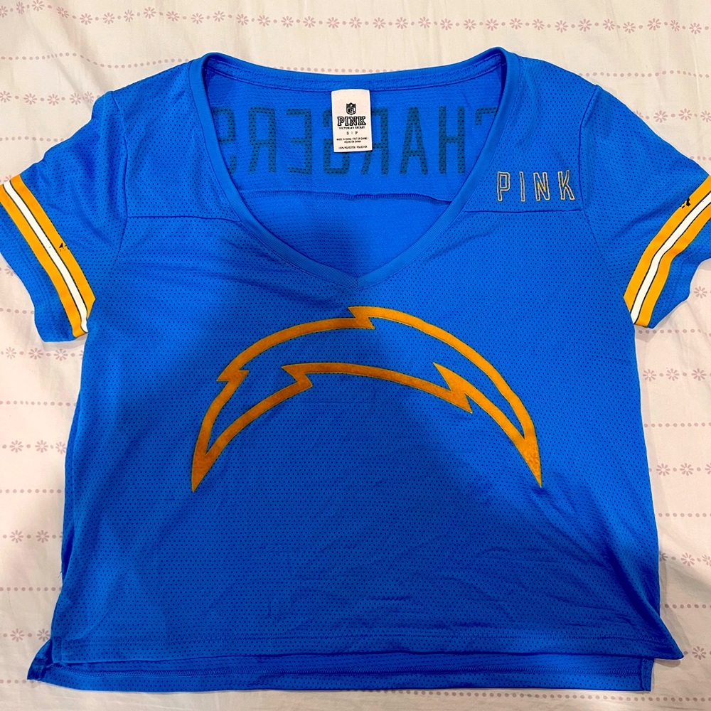 San Diego chargers crop jersey victorias secret